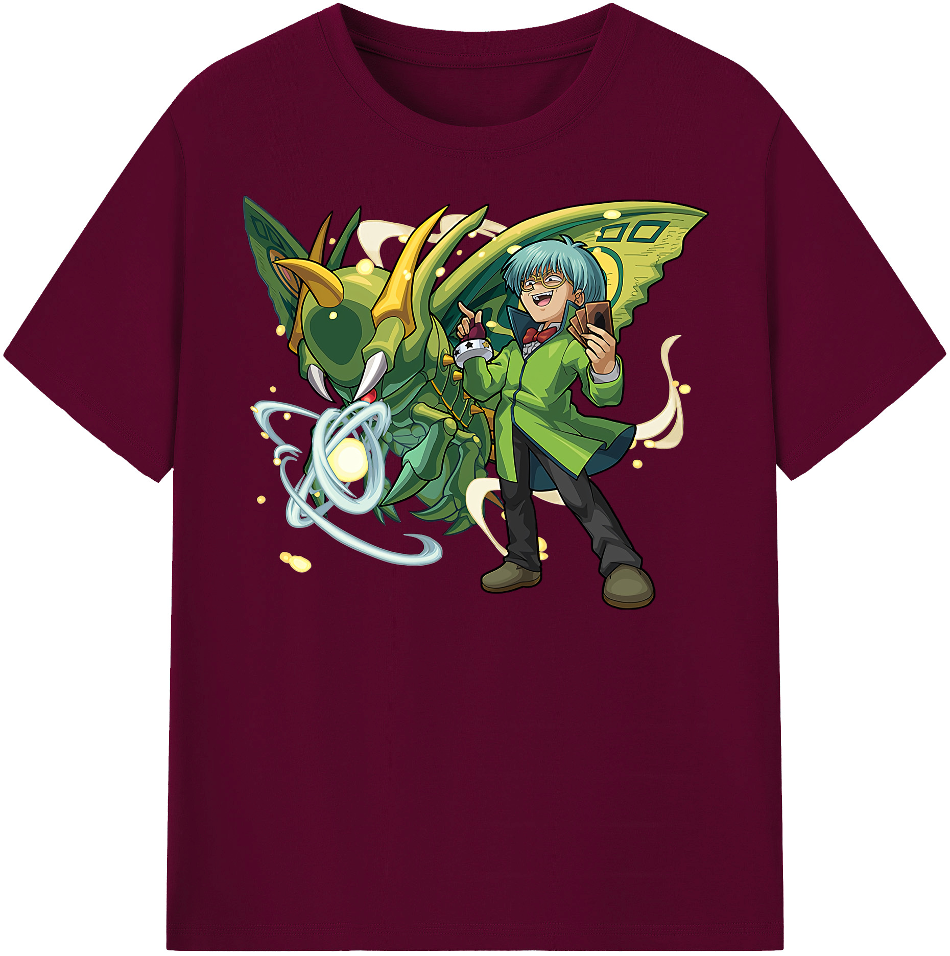 （画像用） 遊☆戯☆王 Yu-Gi-Oh! レディースカジュアルプリントTシャツ（綿100％）